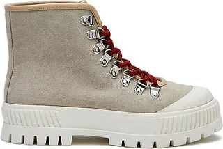 Matisse Isaac Lace-Up Stompy Boots Grey