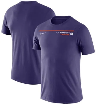 Men's Nike Purple Clemson Tigers Icon Word T-shirt
