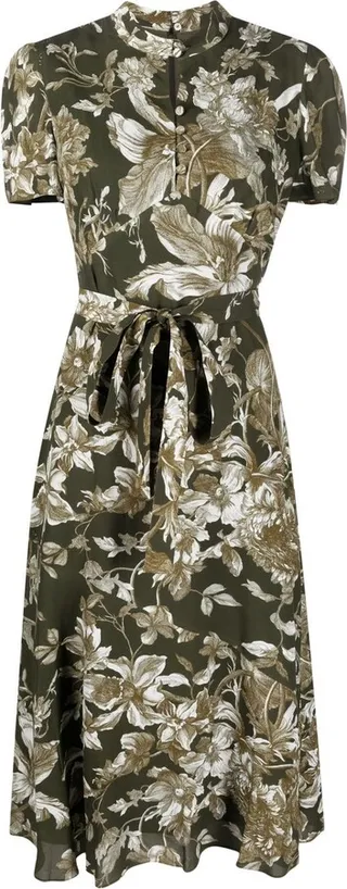 Laurea floral-print midi dress