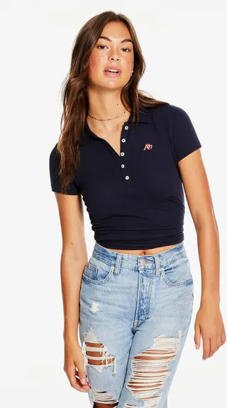Aeropostale Women's A87 Pique Polo