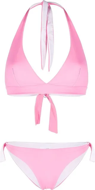 Reversible Halterneck Bikini Set