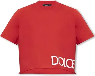 Dolce & Gabbana Crewneck Cropped T-Shirt