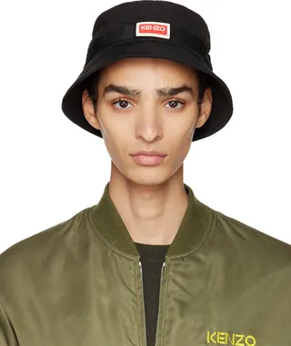 Kenzo Black Kenzo Paris Jungle Bucket Hat