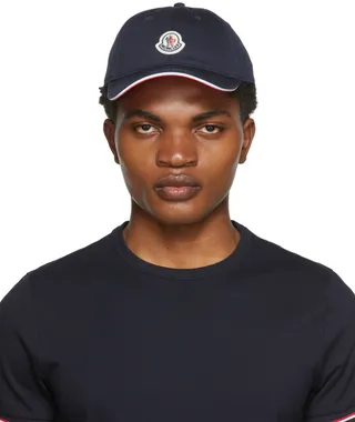 Moncler Navy Logo Cap