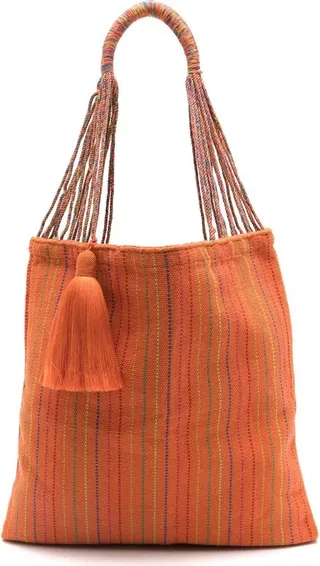 Bianca tassel-detail shoulder bag