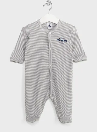 Infant Striped Romper