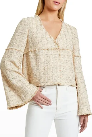 Kelly Cropped Tweed Jacket