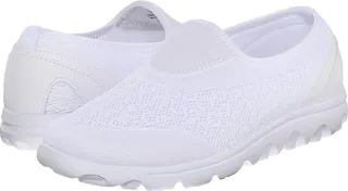 Propet TravelActiv Slip-On (White) Women's Slip on Shoes