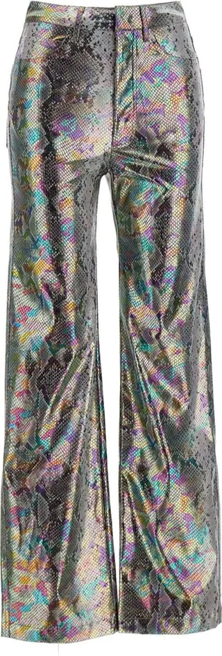 'snake Pu Straight' Pants