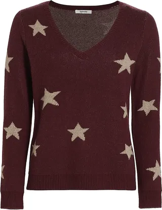 Celestine Star V-Neck Sweater
