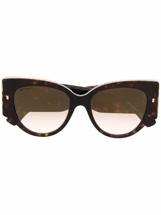 Hype logo-plaque sunglasses