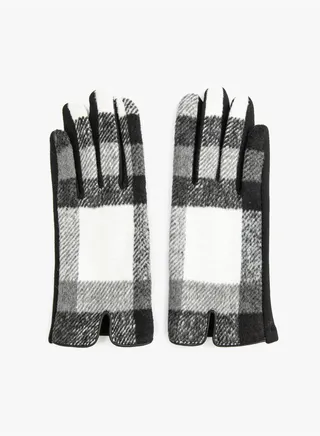 Gloves Plaid Patterned