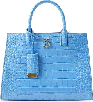 Frances Croc-Embossed Bag