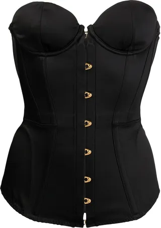 Black Mercy Satin Corset