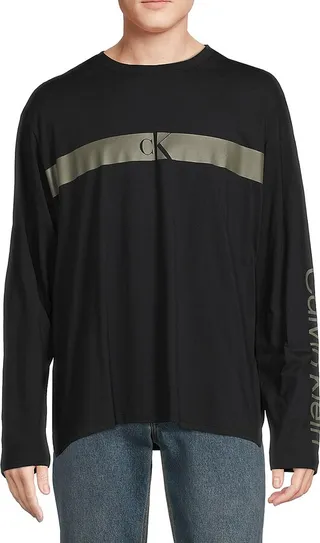 Box Logo Long Sleeve Crewneck Tee