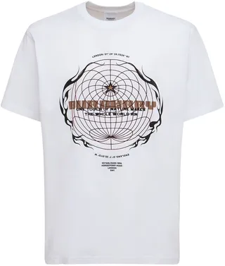 Printed cotton jersey t-shirt