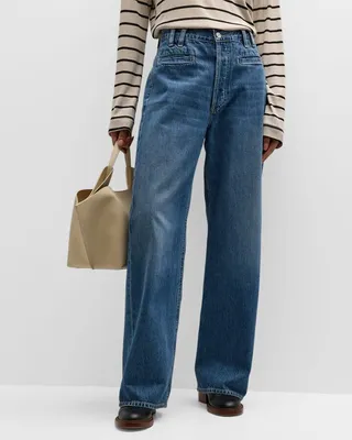 Gaucho Wide-Leg Trouser Jeans