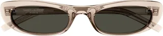Saint Laurent Eyewear Rectangle-Frame Sunglasses