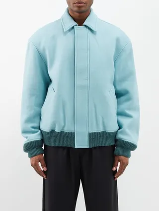 Omagi Wool Varsity Jacket
