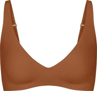 Naked Plunge Bra | Bronze