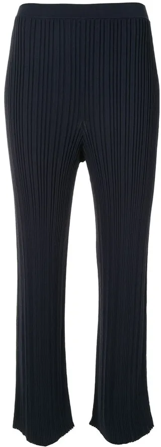 High-Rise Cropped Trousers