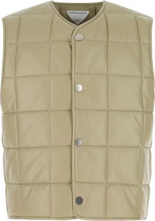 Bottega Veneta Padded Button-Up Vest