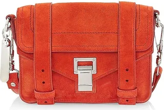 Mini PS1 Suede Crossbody Bag