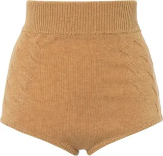 Cashmere In Love Cashmere-Wool Mimie High-Waist Shorts