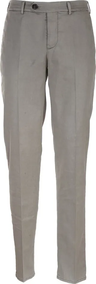 Brunello Cucinelli Mid-Rise Straight Leg Trousers