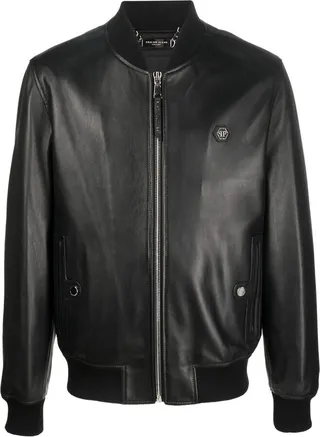 Leather Bomber Jacket