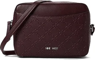 Nine West Calandra Mini Camera Crossbody (Merlot) Cross Body Handbags