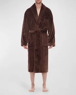 Men's Crossroads Jacquard Shawl Robe