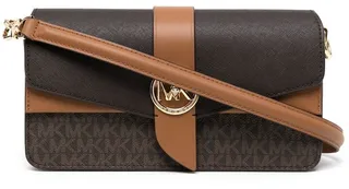Monogram Print Shoulder Bag