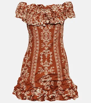 Jardin Calados cotton poplin minidress