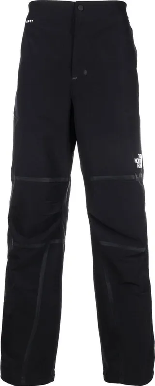 Straight-Leg Logo-Print Trousers