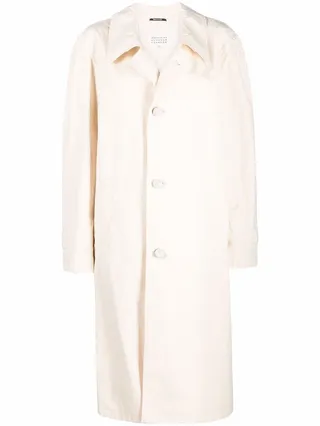 Single-Breasted Midi Coat