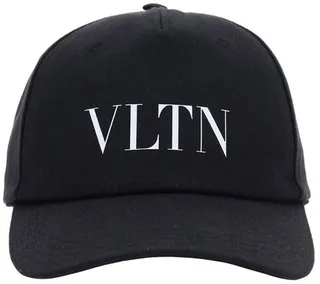 Valentino VLTN Printed Flat Peak Baseball Cap