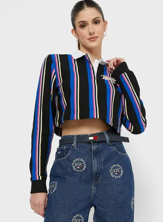 Striped Crop Top
