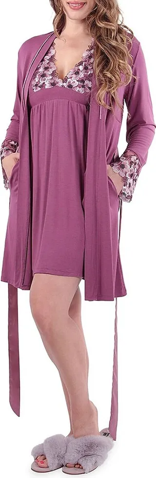 Enchanted Romance Embroidered Robe