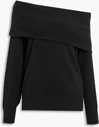Victoria off-the-shoulder cashmere sweater