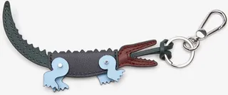 Men's Color-Block Crocodile Key Ring