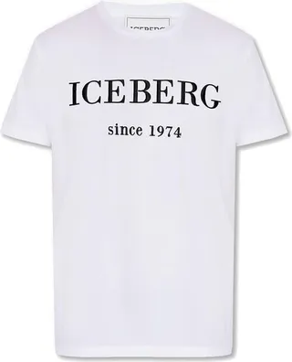 Iceberg Heritage Logo Embroidered Crewneck T-Shirt