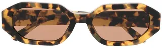 Irene oval-frame sunglasses