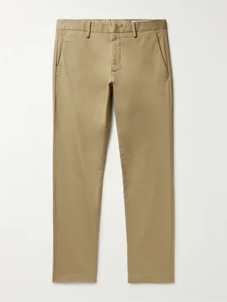 Theo Tapered Stretch Organic Cotton-Twill Chinos