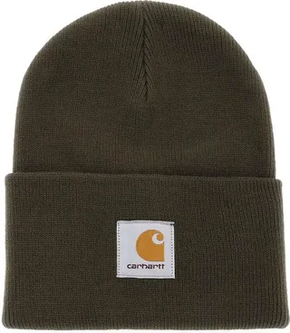 Carhartt Wip Beanie Hat With Logo Patch
