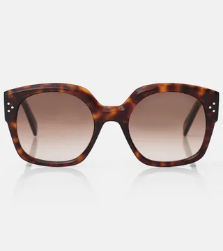 D-frame acetate sunglasses