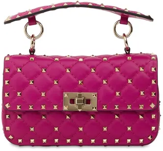 Small Spike leather shoulder bag