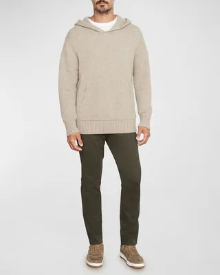 Men's Wool-Cashmere Pullover Hoodie