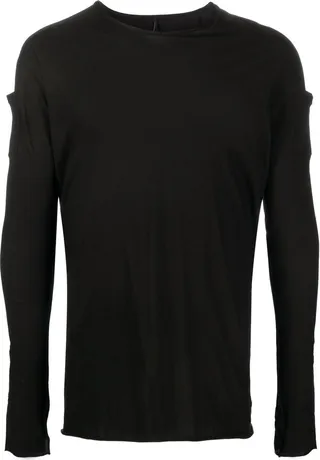 long-sleeved cotton T-shirt