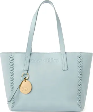 Leather Tote Bag With Braided Detail